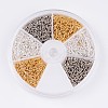 1 Box Three Colors Iron Screw Eye Pin Peg Bails IFIN-JP0001-02-1