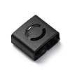 Ion Plating(IP) 304 Stainless Steel Square Slide Charms STAS-L132-26O-B-2