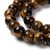 Round Tiger Eye Beads Strands Z0RQT011-1