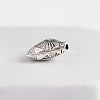 Tibetan Style Carved Heart Zinc Alloy Beads TIBEB-M028-01AS-2