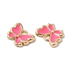 Eco-friendly Alloy Enamel Charms PALLOY-M212-11G-3
