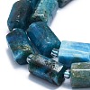 Natural Blue Apatite Beads Strands G-K245-I07-01-3