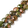 Natural Unakite Beads Strands G-K357-B04-01-1