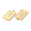Ion Plating(IP) 316L Surgical Stainless Steel Pendants STAS-H213-47G-2