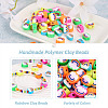 Fashewelry 100Pcs 5 Style Handmade Polymer Clay Beads FIND-FW0001-33-14