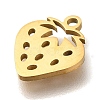 201 Stainless Steel Pendants STAS-R136-01G-02-2