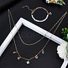 PandaHall Elite DIY Figaro Chain Necklace Making Kits DIY-PH0008-38-6