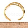 304 Stainless Steel Cuff Bangles for Women BJEW-G749-17G-5