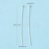 Brass Ball Head Pins LS-X-RP0.6X40mm-S-2