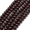 Natural Garnet Bead Strands X-G-P217-33-6mm-1