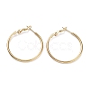 Ring 304 Stainless Steel Hoop Earrings for Women Men EJEW-B049-02B-G-1