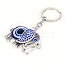 Evil Eye Key Chain KEYC-WH0017-03-1