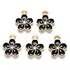 Alloy Enamel Charms X-ENAM-S121-121A-2