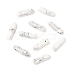 Natural Howlite Pointed Pendants G-D460-01G-1