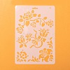 Plastic Reusable Drawing Painting Stencils Templates DIY-F018-B04-1