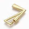 Brass Screw Carabiner Lock Charms LS-KK-T046-001G-L-NF-3