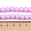 Painted Glass Bead Strands LS-DGLA-S071-8mm-B38-1-2