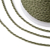 Round Waxed Polyester Cord YC-G006-01-1.0mm-37-3