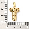 Brass Micro Pave Cubic Zirconia Pendants KK-E061-03G-20-3