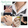 1Pc Tungsten Steel Grooved Finger Ring Settings RJEW-UN0002-93B-6