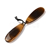 2Pcs Natural Tiger Eye Pendants G-A228-03D-2