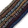 Electroplated Synthetic Non-magnetic Hematite Beads Strands G-H020-M01-1