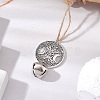 Iron Bell Pendant Decorations HJEW-JM02504-03-2
