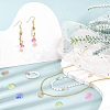 70Pcs 7 Colors Two Tone Glass Beads GLAA-CJ0001-78-8
