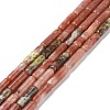Natural Plum Blossom Jasper Beads Strands G-F247-54-1