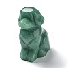 Natural Green Aventurine Carved Healing Dog Figurines DJEW-F025-01C-2