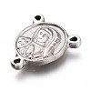 Tarnish Resistant 201 Stainless Steel Chandelier Component Links STAS-Z019-34P-3