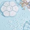105G 7 Styles Frosted Opaque Glass Seed Beads Set SEED-GO0001-11B-5