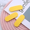 Frosted Plastic Snap Hair Clips OHAR-PW0001-445E-1