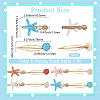 4 Bags 4 Colors Snap Hair Clips PHAR-CY0001-03-2