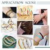 1Pc Stainless Steel Grooved Bangles STAS-UN0042-50A-P-7
