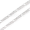 Tarnish Resistant 304 Stainless Steel Figaro Chain CHS-M003-12P-D-1
