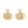 Brass Ear Nuts KK-P001-75G-B-2