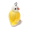Flocky Resin Pendants RESI-Q011-03A-2
