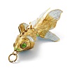 Brass Cloisonne Pendants KK-P251-A03-G-2