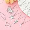 Non-Tarnish 304 Stainless Steel Pendant Necklace for Women NJEW-JN04387-2