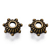 Tibetan Style Zinc Alloy Bead Caps MLF0514Y-01-3