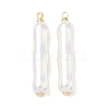 Brass & Glass Pendants KK-D289-25G-1