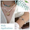 10Pcs 5 Styles Brass Micro Pave Cubic Zirconia Beads KK-CJ0004-20-7
