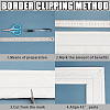 1Pc PVC Foam 3D Self-Adhesive Waterproof Wallpaper Border AJEW-CP0008-20-5