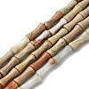 Natural Aqua Terra Jasper Beads Strands G-L624-G03-12x5mm-2