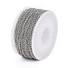 Tarnish Resistant 304 Stainless Steel Cable Chains CHS-H009-04P-3