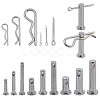 55Pcs 304 Stainless Steel Hitch Pin Clips & 90Pcs Open Latch & 39Pcs Connecting Rod Plug Bolt Pins STAS-AR0002-68-2