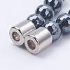 Non-Magnetic Synthetic Hematite Necklaces NJEW-K080-02-4