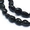 Natural Black Tourmaline Beads Strands G-L550A-03-2