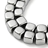 Electroplated Synthetic Non-magnetic Hematite Beads Strands G-Z032-F02-07P-3